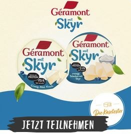 Ich liebe Käse: 7.000 Produkttester für den Géramont mit Skyr Käsetest gesucht