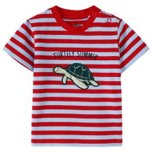 Baby T-Shirt mit Schildkröten-Applikation