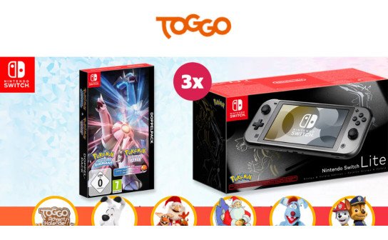 TOGGO 3 Nintendo Switch + Pokémon Games zu gewinnen!