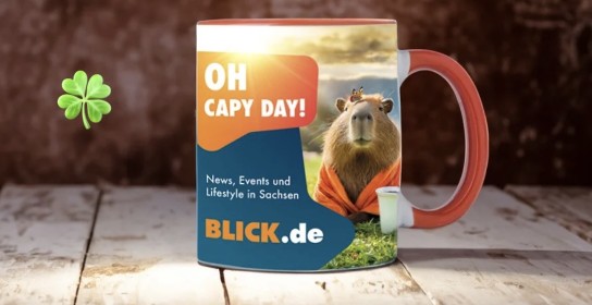 Blick.de - eine BLICK.de-Capybaratasse