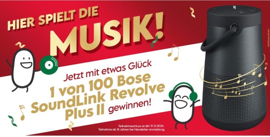 Ferrero - Einen von 100 Bose SoundLink Revolve Plus II gewinnen