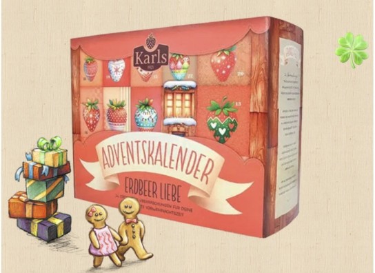 Karls Markt - 1 Adventskalender Erdbeerliebe