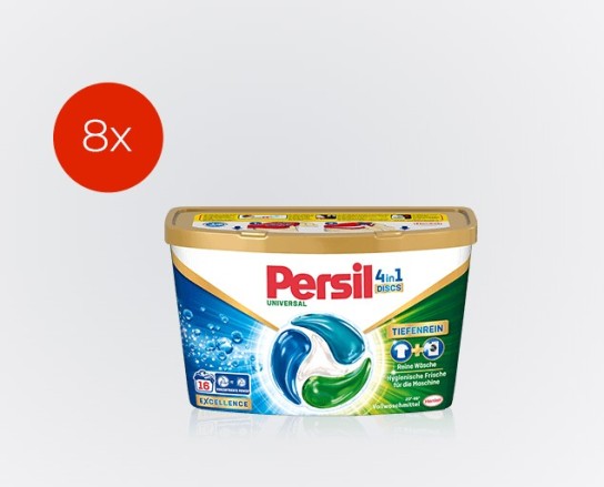 Persil: 8x Persil Universal 4in1 DISCS zu gewinnen