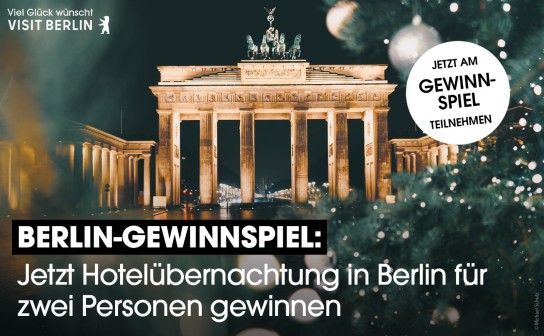 visitBerlin: 1 von 2 Übernachtungen in Berlin für zwei Personen inklusive Frühstück gewinnen