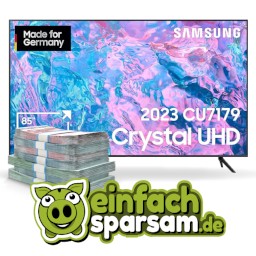 Einfach-Sparsam.de: Gewinne einen Samsung TV + 150 € Bargeld