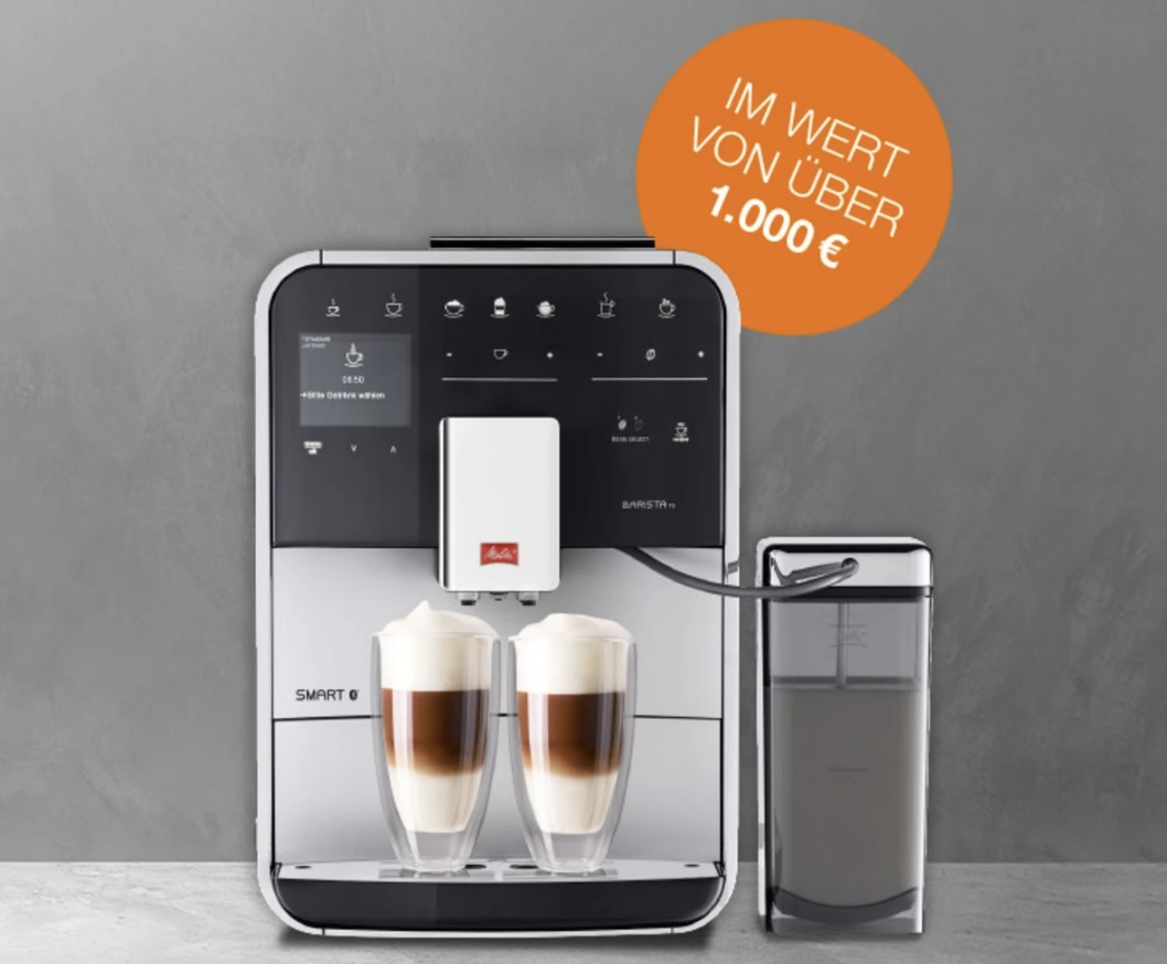 EmilioAdani - 1 von 5 Melitta® Barista TS Smart® im Wert von über 1.000€.