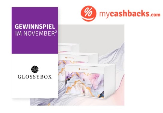 mycashbacks.com: 1 von 3 Glossybox Adventskalendern zu gewinnen