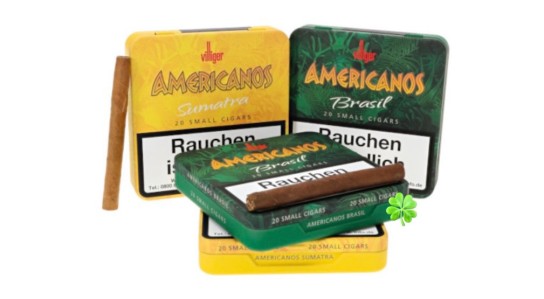 smokersplanet - fünf Probierpakete, bestehend aus ‚Villiger Americanos Sumatra‘ und ‚Villiger Americanos Brasil‘.