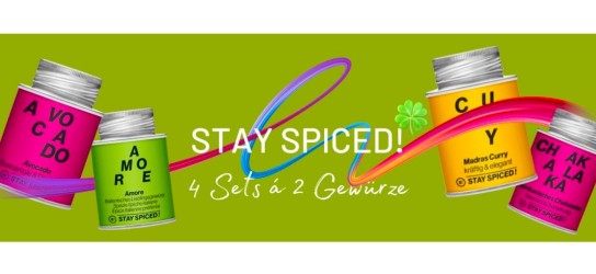 MYMASSIV - 4x STAY SPICED! Gewürzboxen mit je 2 Gewürzen