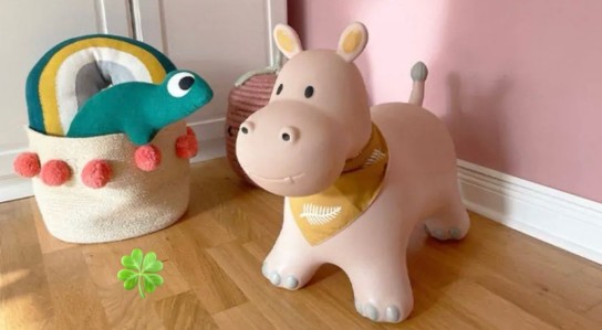 babyclub - 5x ein niedliches Hippo-Hüpftier