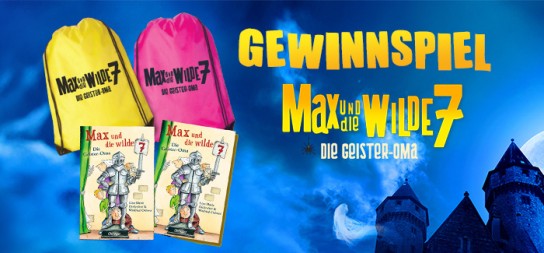 UCI Kids Club - 3 x Fan-Set zum Film MAX UND DIE WILDE 7 - DIE GEISTER-OMA