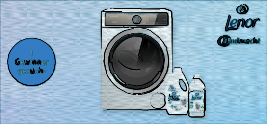 dm-drogerie markt - Eine Bauknecht GENTLE POWER Frontlader-Waschmaschine plus einem LENOR Sensitiv Paket (Flüssigwaschmittel und Weichspüler)