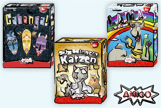 happy Spots - 3 x ein Spielepaket von AMIGO bestehend aus den Spielen 
