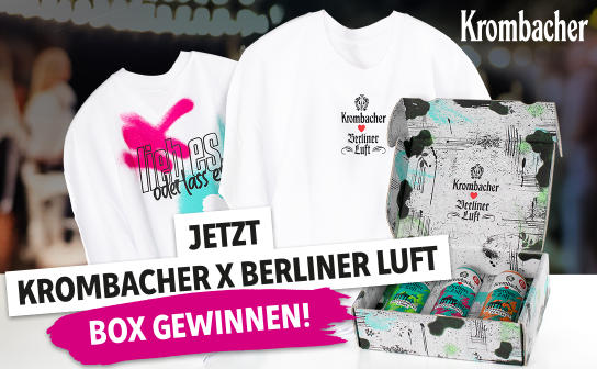 Krombacher: 1 von 10 Krombacher x Berliner Luft Boxen gewinnen