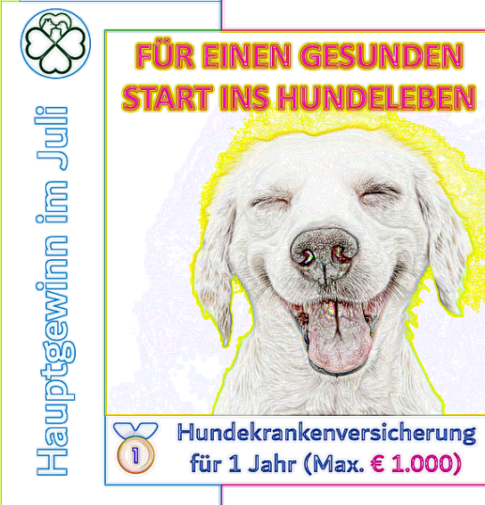Mein-Hunde-Glück - 1 Jahr Hundekrankenversicherung von der Allianz​ bis zu einem Wert von 1.000 €