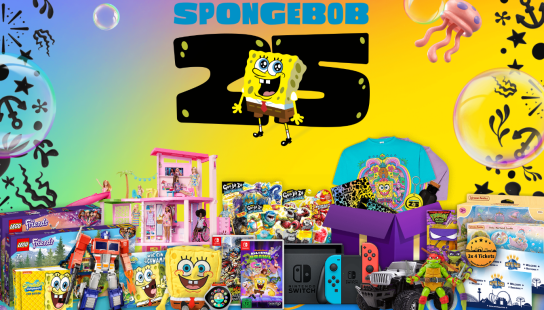 Nickelodeon - zahlreiche Spielzeug Gewinne wie Lego, Barbie, Sylvanian Families, Nintendo Switch, Spongebob, Ninja Turtles oder Moviepark Tickets