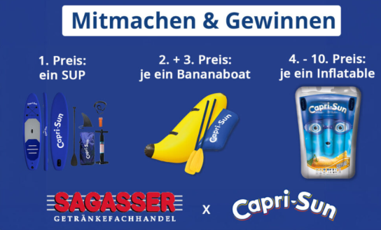 SAGASSER - SUP - Bananaboat und Inflatable