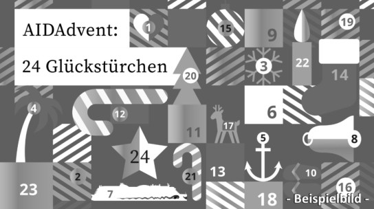 AIDA: Adventskalender Gewinnspiel 2024