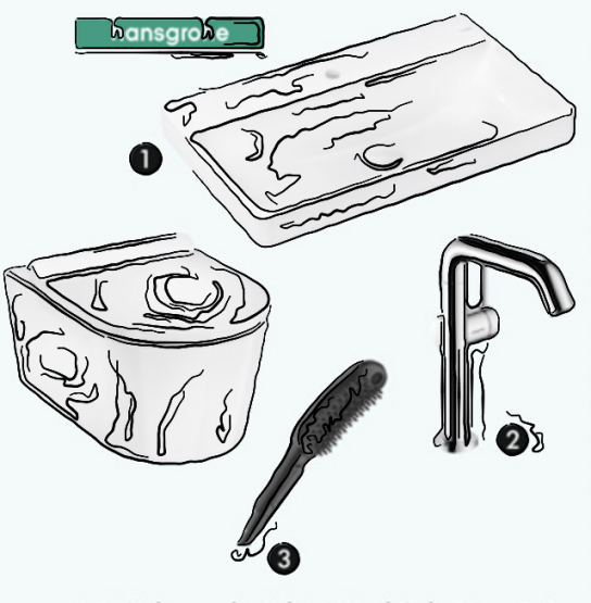 bad & heizung - 1. Preis: hansgrohe Xelu Q Waschtisch und EluPura WC, 2. Preis: hansgrohe Armatur Tecturis S 210 Fine, 3. Preis: hansgrohe Dogshower, 4. - 104. Preis: 50€ Gutschein (einlösbar bei einem bad&heizung-Fachbetrieb ab 250€)