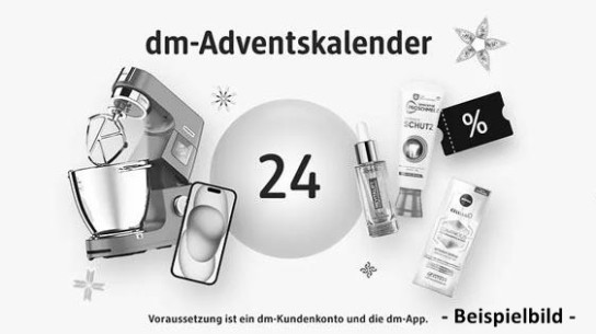 dm-drogerie markt: Adventskalender Gewinnspiel 2024