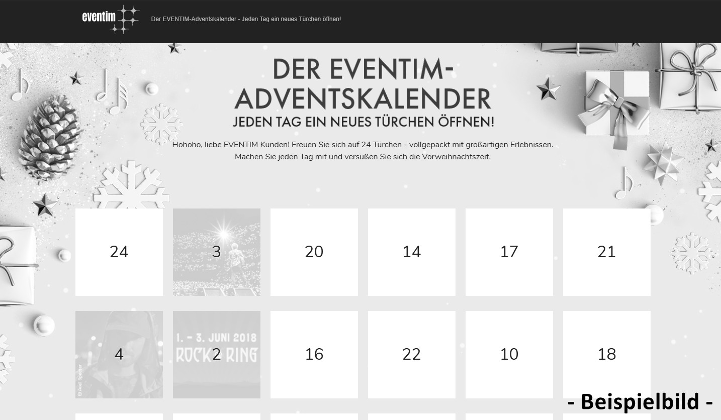 Eventim: Adventskalender Gewinnspiel 2024