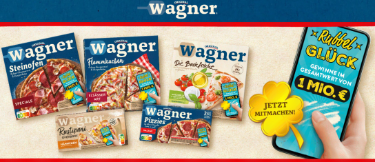 Original Wagner - 1.000 x 1.000 Euro oder 1 x 50.000 Euro gewinnen (Produktkauf)