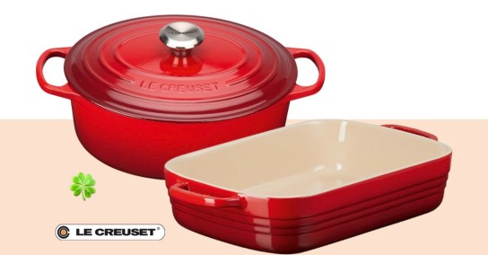 einfach hausgemacht -  Set aus Bräter und Auflaufform der Qualitätsmarke Le Creuset