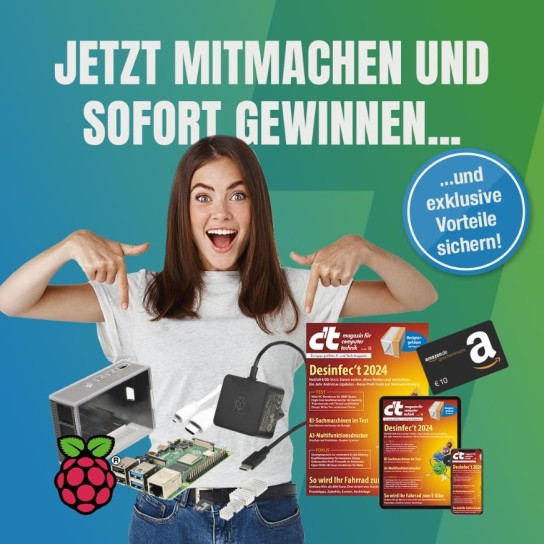 Heise: 1 von 20 Raspberry Pi 5B 8GB ALLIN Bundles gewinnen