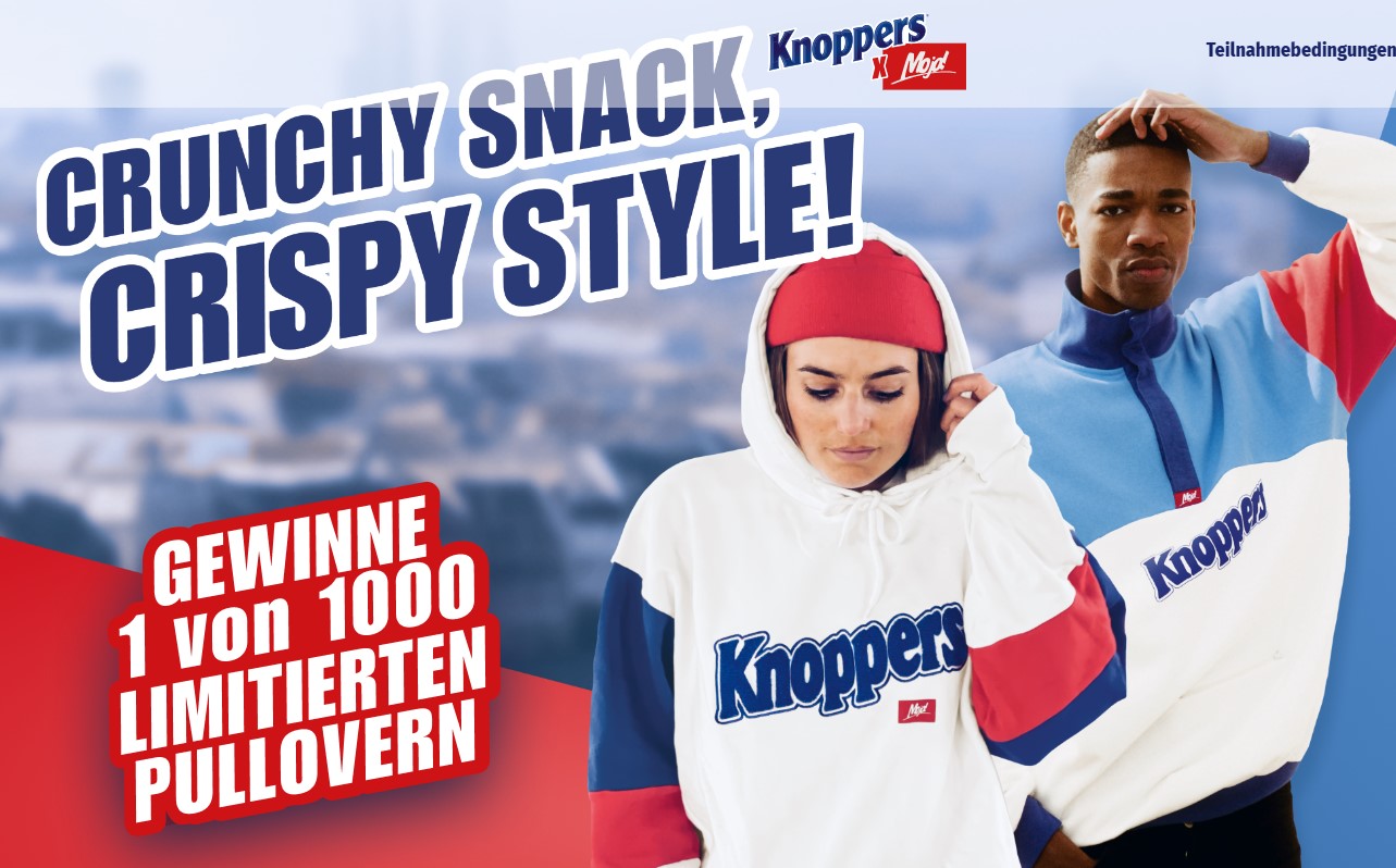 Knoppers - Einen von Tausend Limitierten Pullover gewinnen (Produktkauf)