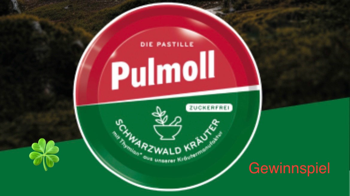 Pulmoll - einen Wochenendaufenthalt in einem Bubble Tent im Schwarzwald, zehn Kräuterkissen und hundert Pulmoll-Vorratssets.