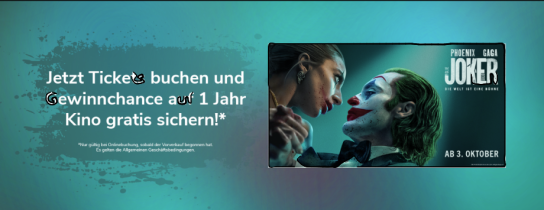 uci-kinowelt - Ein Jahr Kino Gratis - Unlimited Card im Wert von 280,80€ (Produktkauf)