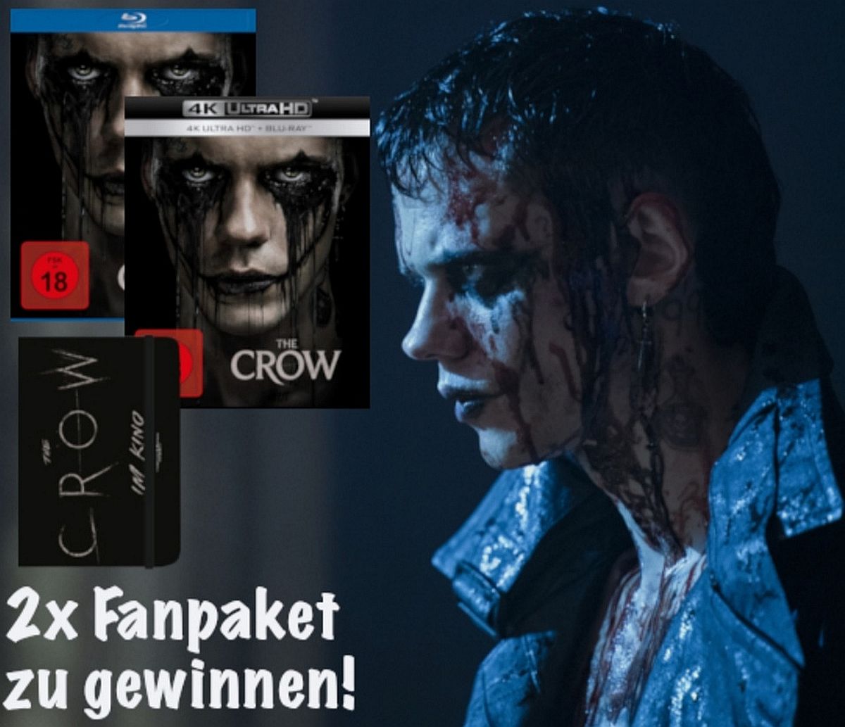 Gewinnspiel: 2x „The Crow (2024)“-Fanpaket gewinnen!