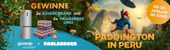 Cinemaxx -  3x einen hochwertigen Kühlschrank von Gorenje und erfrischende Paulberger Limonade!