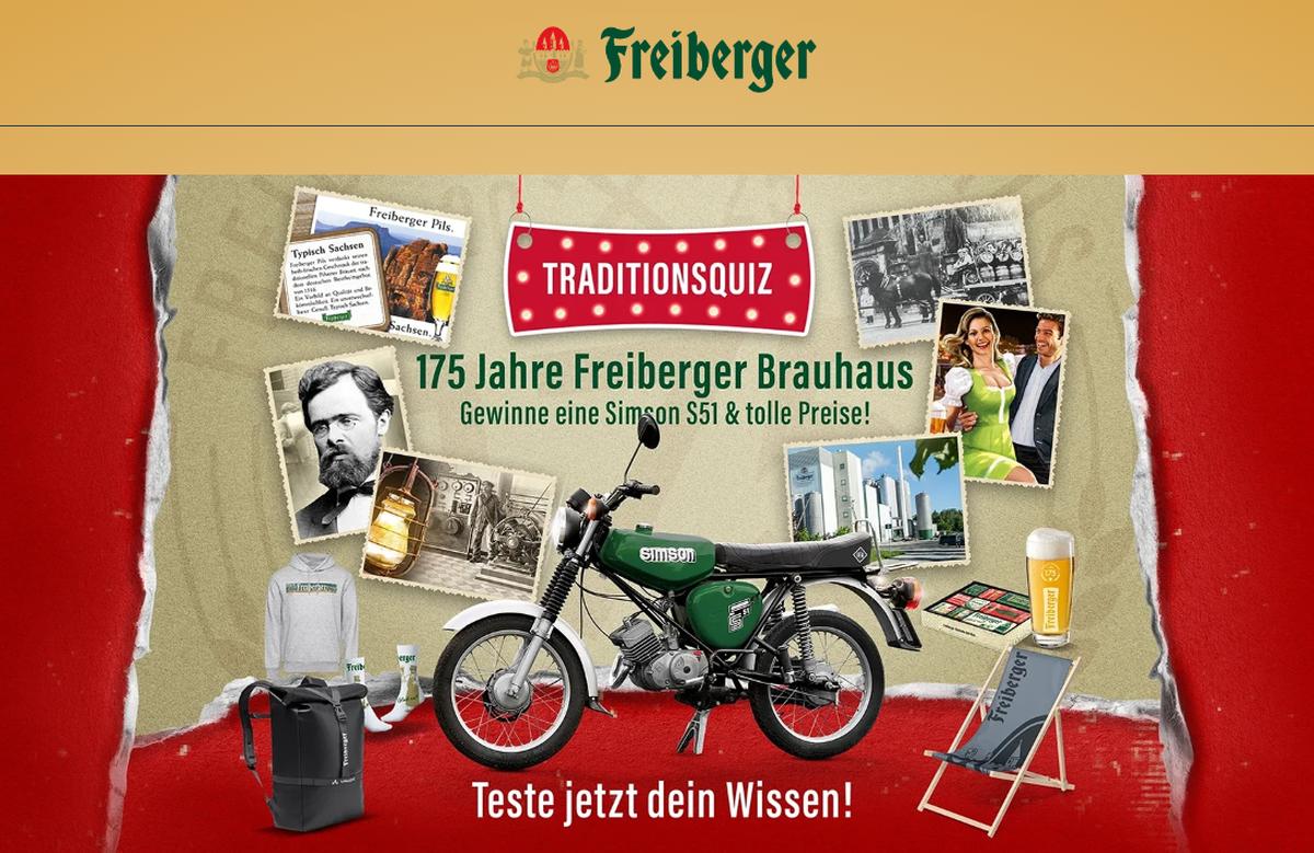 Gewinnspiel: 175 Jahre Freiberger – Feiere mit uns und gewinne tolle Preise