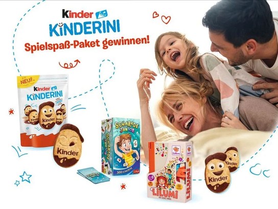 freundin - drei exklusive kinderini Spielspaßpakete mit Hörbuch, Scharade Junior Spiel und Kinderini Packung