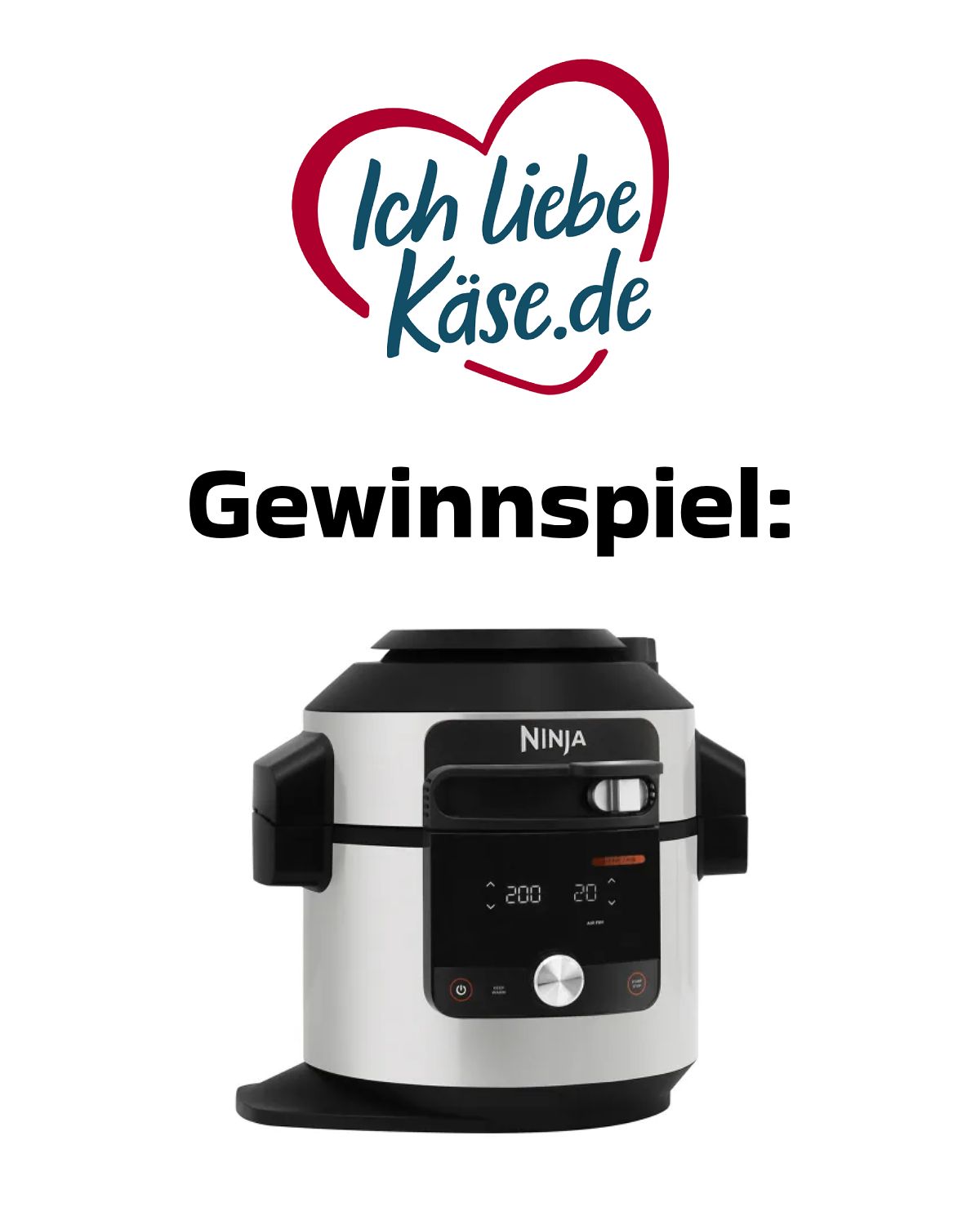 Gewinne den Ninja Foodi 14-in-1 SmartLid Multikocher im Wert von 379,99 €!