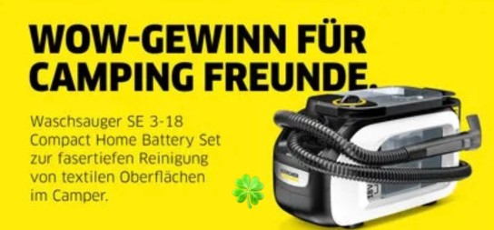 KÄRCHER - Waschsauger SE 3-18 Compact Home Battery Set gewinnen