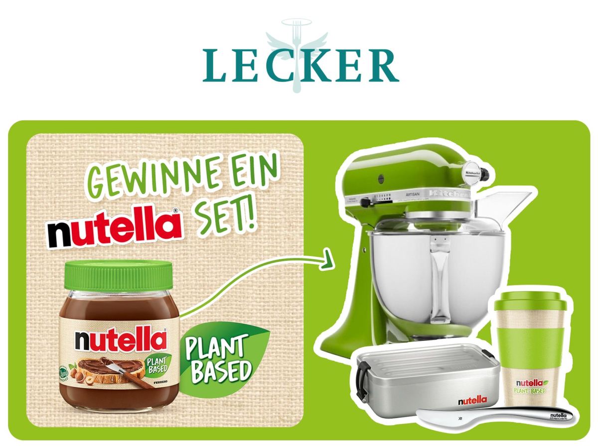 Gewinnspiel: KitchenAid & nutella Plant-Based Paket im Wert von 640 €!