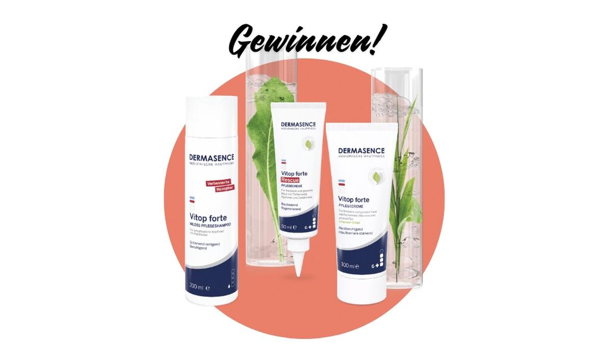 Gewinnspiel: 3x DERMASENCE Vitop forte-Sets im Wert von je 50 €