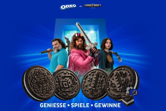 Mondelez - Gewinne tolle OREO x Ein Minecraft Film Preise wie VIP Reise nach Los Angeles / OREO x Ein Minecraft Film Rucksack / OREO x Ein Minecraft Film Kaffeetasse