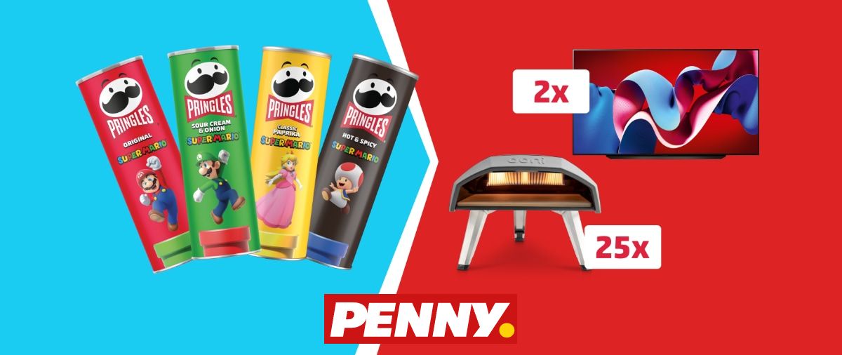 Gewinnspiel: Mit Pringles® & Super Maria einen TV oder weitere fette Preise abstauben