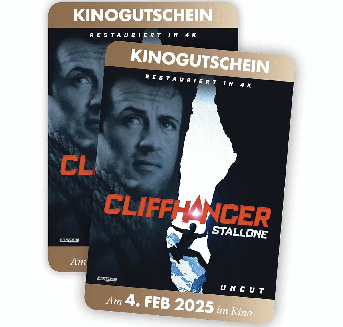 RockHard - 2 Kino-Freikarten für die Kinoaufführung von "Cliffhanger" am 4. Februar 2025