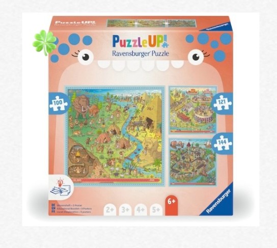 spieletest.at - 3x Puzzle UP! „Geschichte“ von Ravensburger