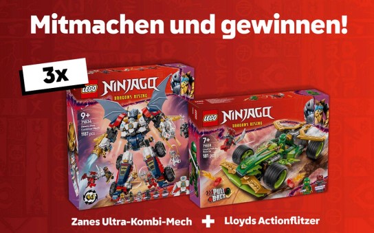 toggo - 3x 2 verschiedene LEGO® NINJAGO® Neuheiten