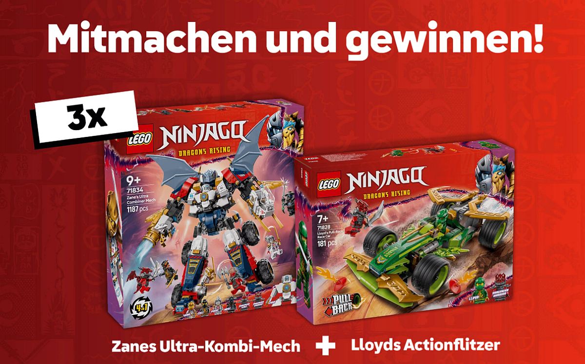 toggo - 3x 2 verschiedene LEGO® NINJAGO® Neuheiten