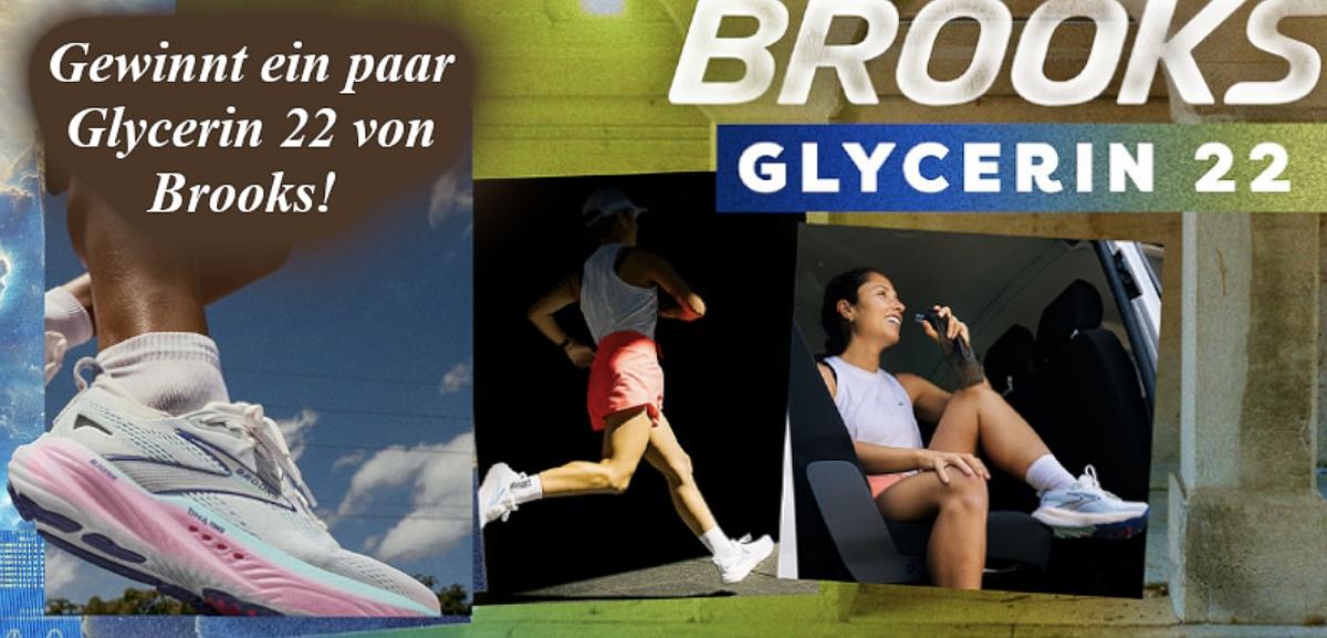 Gewinnspiel: 1 Paar Brooks Glycerin 22 – Laufkomfort der Extraklasse! 🏃‍♂️👟