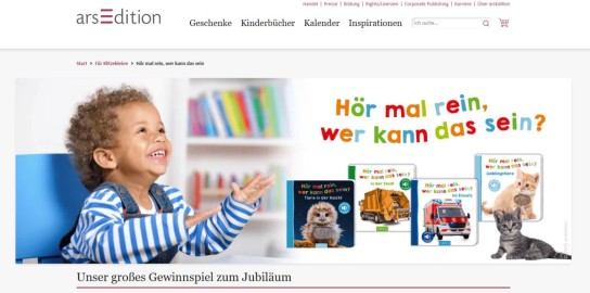 arsedition - 1x einen 500€ Gutschein für einen Familienurlaub mit den Original Kinderhotels Europa und 9 Rucksäcke von Trixie gefüllt mit arsedition Kinderbüchern