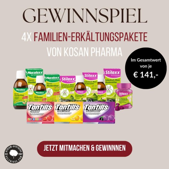 ATRIUM-Apotheke - 4x ein Paket von Kosan Pharma im Wert von 141 €