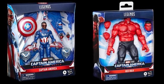 Beyond Pixels - 1x Captain America Actionfigur und 1x Red Hulk Actionfigur