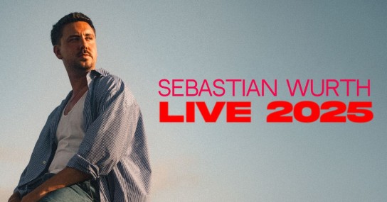 Cityguide Rhein-Neckar - 1 x 2 Karten für das Konzert von dem deutschen Pop-Sänger “Sebastian Wurth - Live 2025 “ am 28.03.25 in Frankfurt am Main ( Nachtleben )